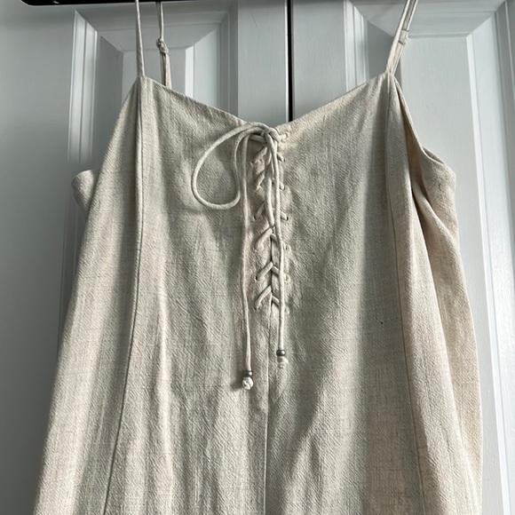Gentle Fawn Linen Dress- Cream colour - Picture 3 of 7